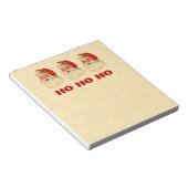 Weihnachtsgeschenk Set Vintag Smiling Santa V01 Notizblock (angewinkelt)