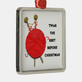 Weihnachtsgeschenk Silbernes Ornament (Rechts)