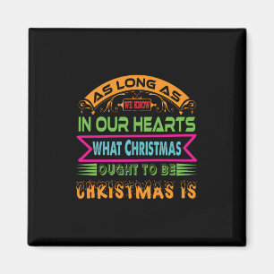 Weihnachtsgeschenk, solange wir wissen magnet