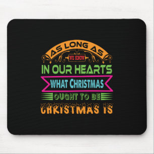 Weihnachtsgeschenk, solange wir wissen mousepad