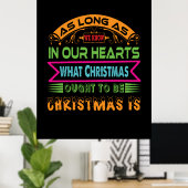 Weihnachtsgeschenk, solange wir wissen poster (Heimbüro)