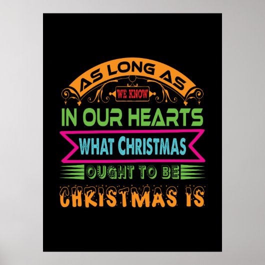 Weihnachtsgeschenk, solange wir wissen poster (Vorne)