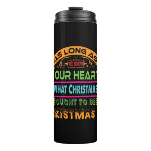 Weihnachtsgeschenk, solange wir wissen thermosbecher