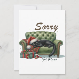 Weihnachtsgeschenk Sorry Habe Pläne Einladung