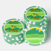 Weihnachtsgeschenk spielen wollen pokerchips (Stapel)