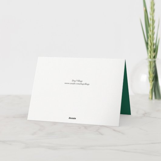 Weihnachtsgeschenk Springer Spaniel Weihnachten (Rückseite)