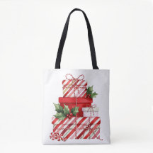Weihnachtsgeschenk-Stapel Candy Cane Streifen