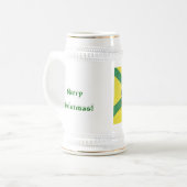 Weihnachtsgeschenk Stein Bierglas (Vorderseite Links)