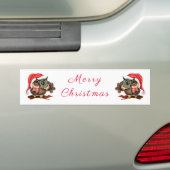 Weihnachtsgeschenk Sticker Babyschale mit Geschenk Autoaufkleber (Auf Auto)
