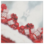 Weihnachtsgeschenk Stoff (Nahaufnahme)