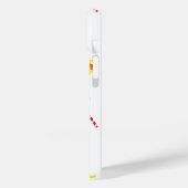 Weihnachtsgeschenk – Süßes Weihnachtsmuster mit Sc Case-Mate iPhone Hülle (Rückseite / Links)