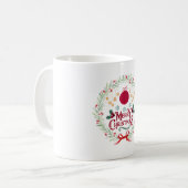 Weihnachtsgeschenk T-Shirt Kaffeetasse (Vorderseite Links)