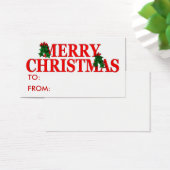 Weihnachtsgeschenk-Tag (Schreibtisch)