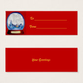 Weihnachtsgeschenk-Tag (Vorne & Hinten)