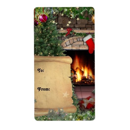 Weihnachtsgeschenk-Tag (Vorne)