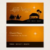 Weihnachtsgeschenk-Tag (Vorne & Hinten)