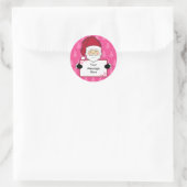 Weihnachtsgeschenk-Tag-Aufkleber Runder Aufkleber (Tasche)