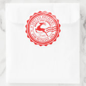 Weihnachtsgeschenk-Tag der Sonderlieferung vom Wei Runder Aufkleber (Tasche)