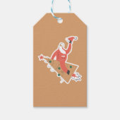 Weihnachtsgeschenk-Tag - Feierlich Geschenkanhänger (Vorderseite)