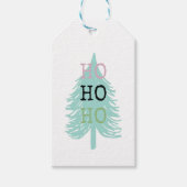 Weihnachtsgeschenk-Tag. Feiertag, moderne Weihnach Geschenkanhänger (Vorderseite)