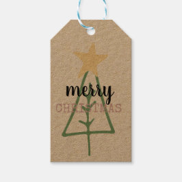 Weihnachtsgeschenk-Tag. Feiertag, moderne Weihnach Geschenkanhänger