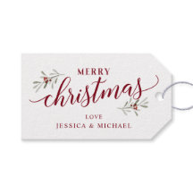 Weihnachtsgeschenk-Tag für Handmade-Geschenke-Zurü