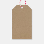 Weihnachtsgeschenk-Tag für Kunden Geschenkanhänger (Rückseite)