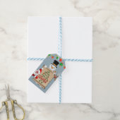 Weihnachtsgeschenk-Tag für Weihnachtsgeschenke Geschenkanhänger (Mit Garn)