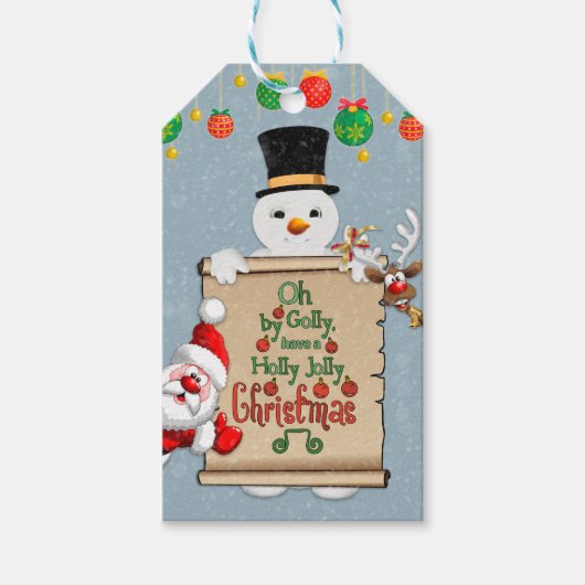 Weihnachtsgeschenk-Tag für Weihnachtsgeschenke Geschenkanhänger (Vorderseite)