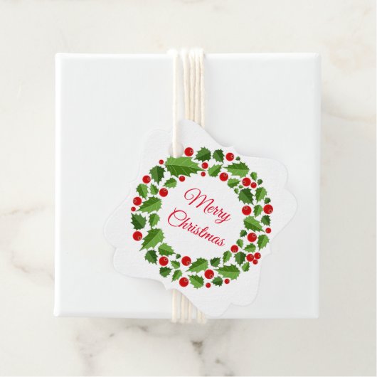 Weihnachtsgeschenk-Tag Geschenkanhänger (Beispiel)