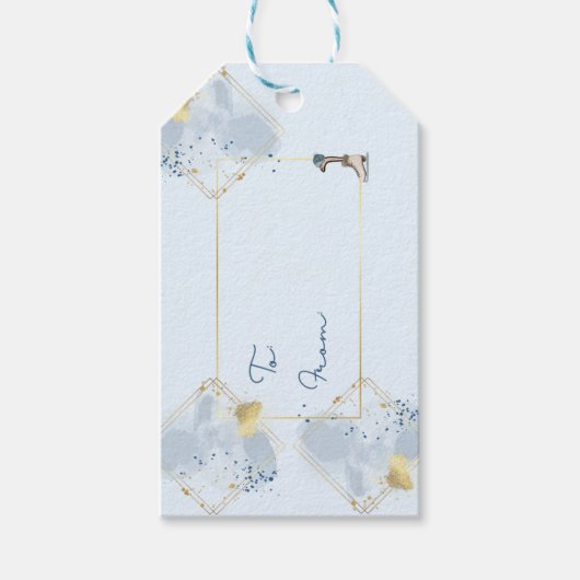 Weihnachtsgeschenk-Tag Geschenkanhänger (Vorderseite)