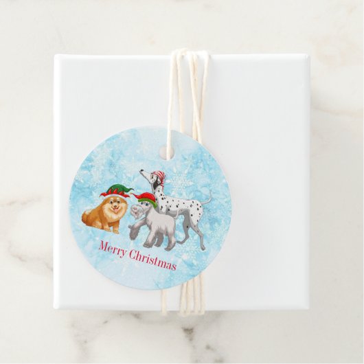 Weihnachtsgeschenk-Tag Geschenkanhänger (Beispiel)