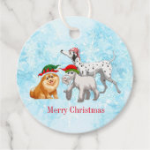 Weihnachtsgeschenk-Tag Geschenkanhänger (Vorderseite)