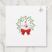 Weihnachtsgeschenk-Tag Geschenkanhänger (Rückseite)