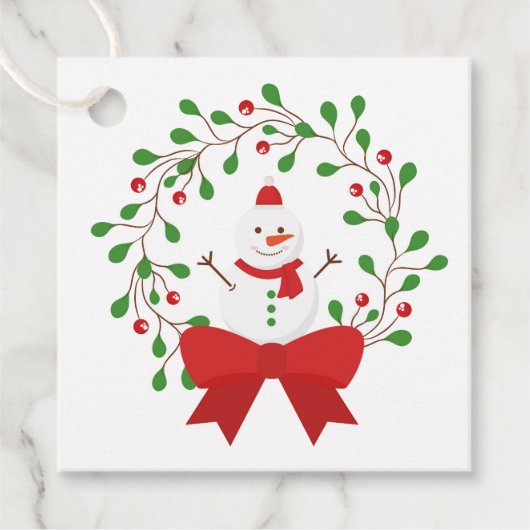 Weihnachtsgeschenk-Tag Geschenkanhänger (Vorderseite)