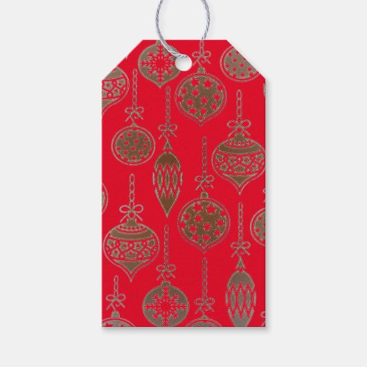 Weihnachtsgeschenk-Tag Geschenkanhänger (Vorderseite)