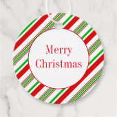 Weihnachtsgeschenk-Tag Geschenkanhänger (Vorderseite)