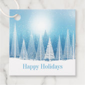 Weihnachtsgeschenk-Tag Geschenkanhänger (Vorderseite)