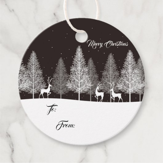 Weihnachtsgeschenk-Tag Geschenkanhänger (Vorderseite)