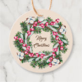 Weihnachtsgeschenk-Tag Geschenkanhänger (Vorderseite)