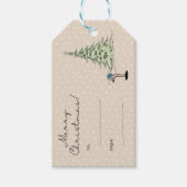 Weihnachtsgeschenk-Tag Geschenkanhänger (Vorderseite)