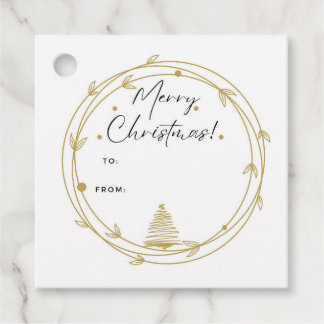 Weihnachtsgeschenk-Tag Geschenkanhänger