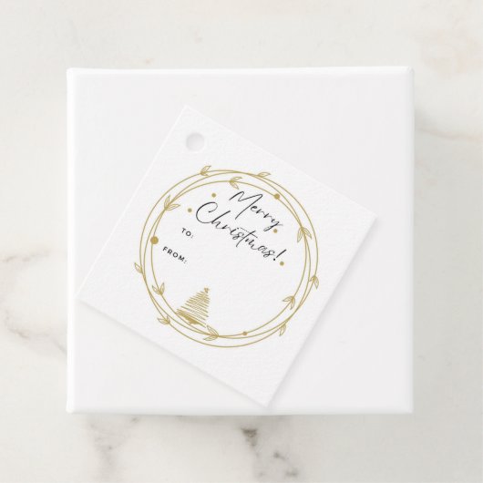 Weihnachtsgeschenk-Tag Geschenkanhänger (Beispiel)