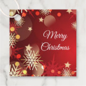 Weihnachtsgeschenk-Tag Geschenkanhänger (Vorderseite)