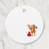 Weihnachtsgeschenk-Tag Geschenkanhänger (Rückseite)