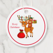 Weihnachtsgeschenk-Tag Geschenkanhänger (Vorderseite)