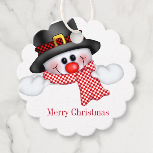 Weihnachtsgeschenk-Tag Geschenkanhänger (Vorderseite)