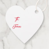 Weihnachtsgeschenk-Tag Geschenkanhänger (Rückseite)