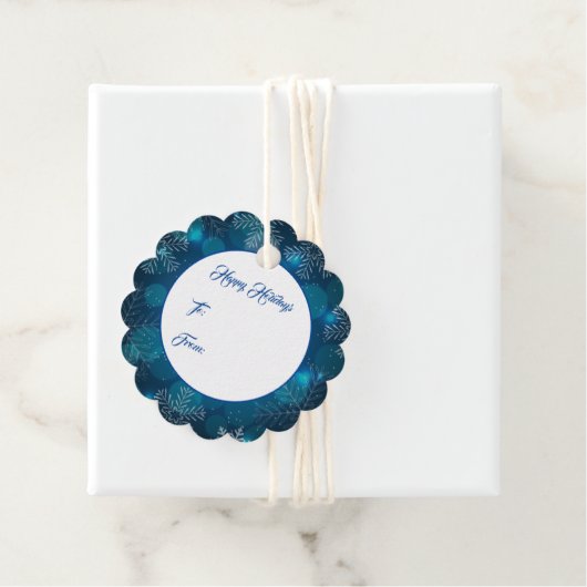 Weihnachtsgeschenk-Tag Geschenkanhänger (Beispiel)