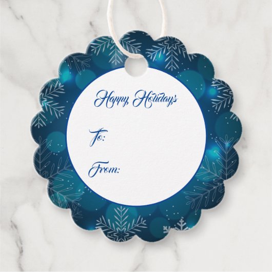 Weihnachtsgeschenk-Tag Geschenkanhänger (Vorderseite)